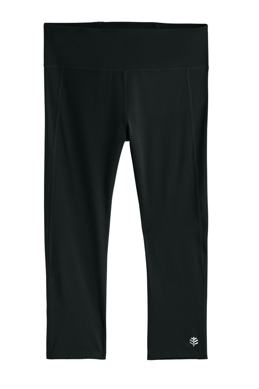 Asana | Women's High-Rise Yoga Capris | Black