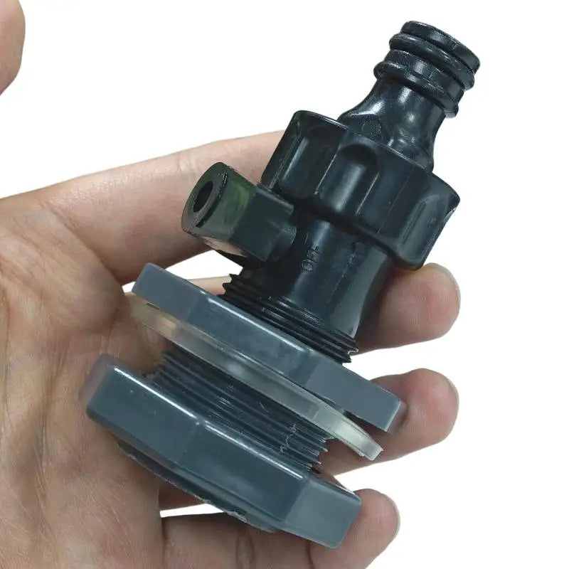 1 Set 3/4 Inch Rain Bucket Valve Fittings Connectors PVC Rain Bucket Diverter Kit Water Pipe Fittings Home Spray  Accessories