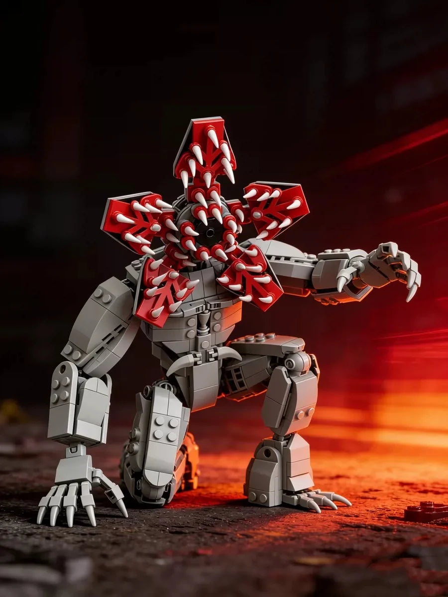 2026  MOC Carnivorous Plant Giant Devil Demogorgon Vecna Model Buliding Blocks Bricks Construction Toys for Kids Halloween Gifts
