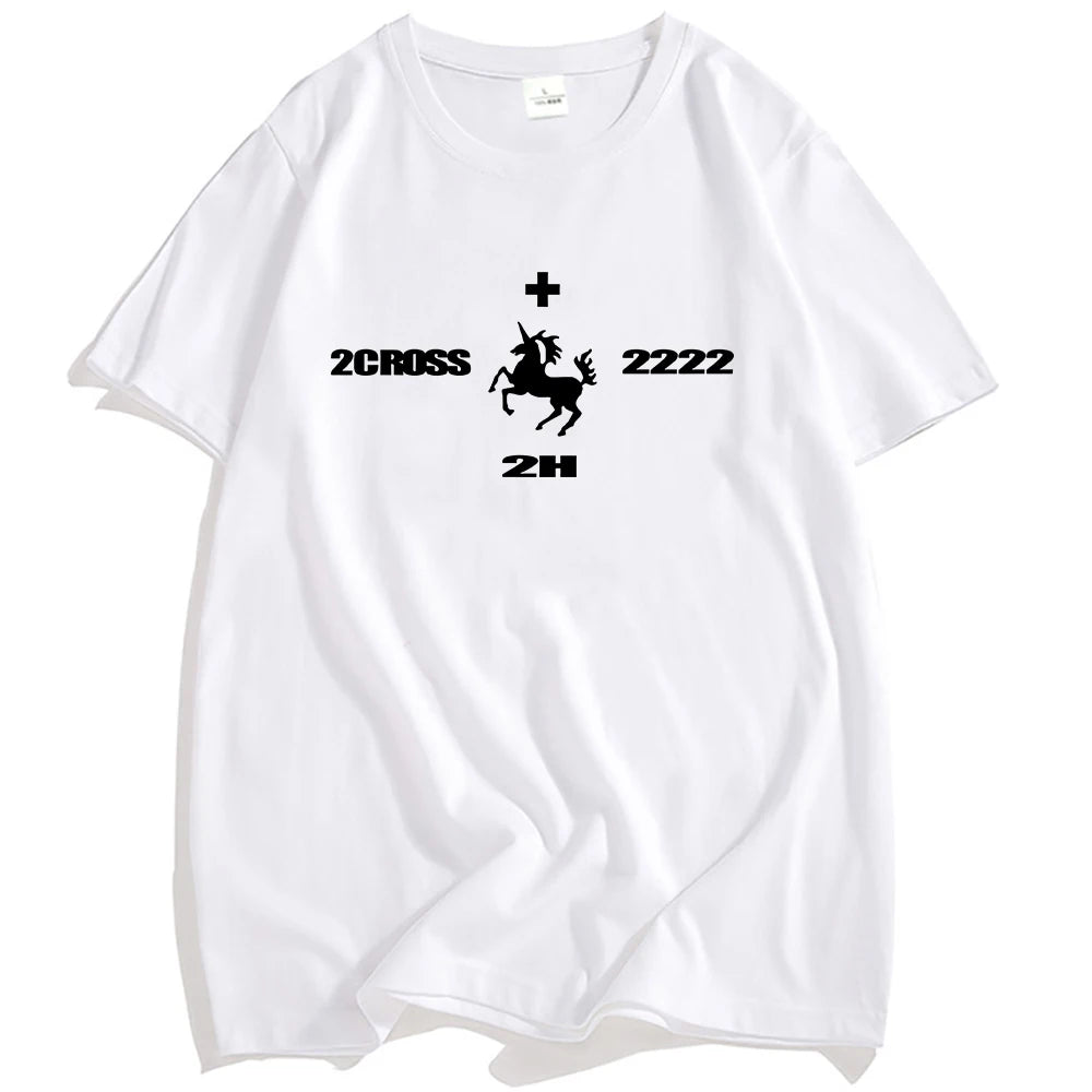 2hollis Rapper Grunge Streetwear Summer Short Sleeve T-shirt Loose Hip Hop Male T Shirt O-neck Fashion Women Tshirts