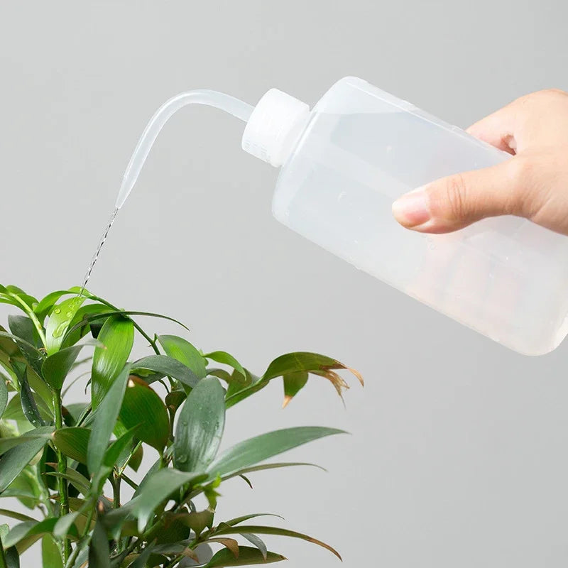 250/500/1000ml Curved Spout Bottle Sharp Spout Watering Bottle Tool With Scale Squeeze Bottle Succulent Watering Gardening Tools