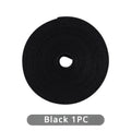 YITAPE 1M Silicone Hook and Loop Cable Organizer Reusable Cord Management Wire Wrap Strapping Tape for PC TV Phone Office Cable