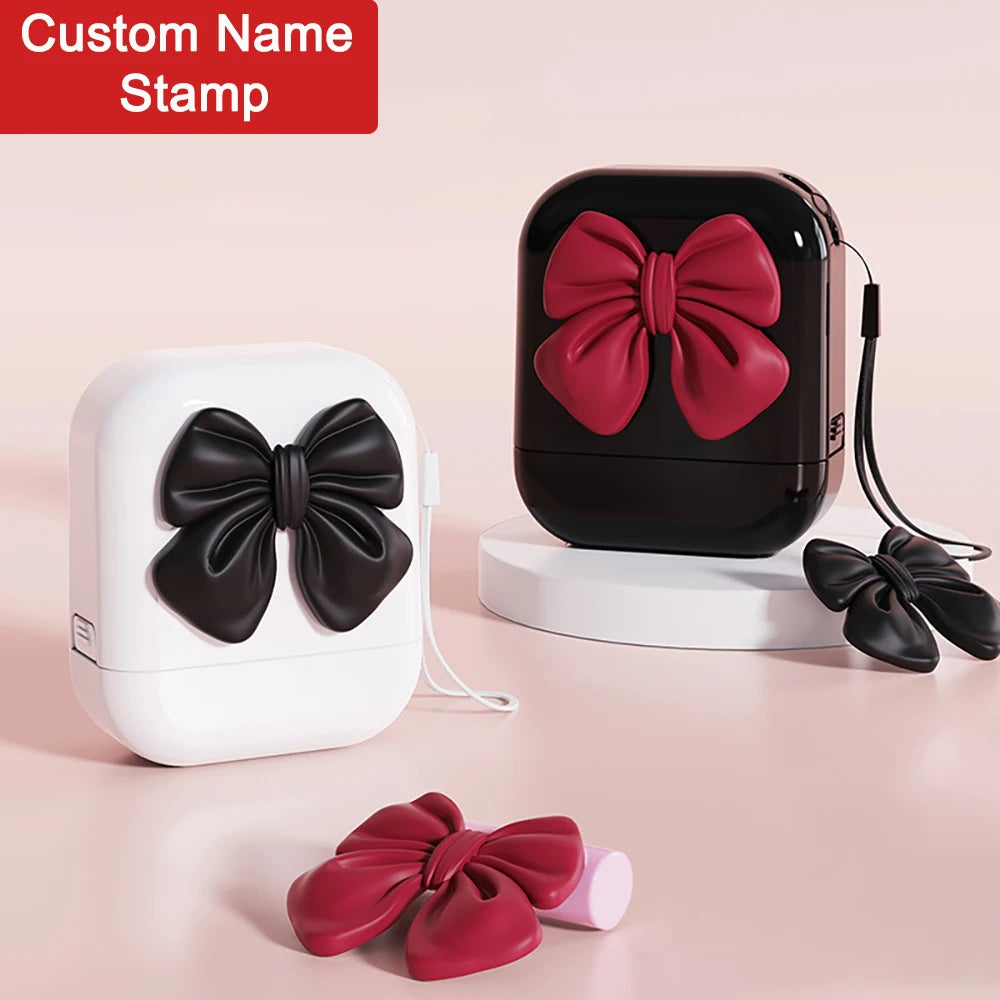 Personalized Custom Kids Name Stamp Cute Signature Text Seal Waterproof Ink Kindergarten Clothes Label Customized Name Stamp