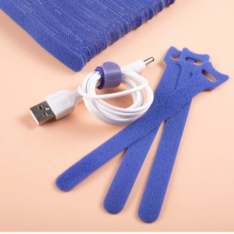 Reusable Adjustable Non Slip Nylon Plant Ties With Hook And Loop Fasteners For Gardening Plant Support Home Decor