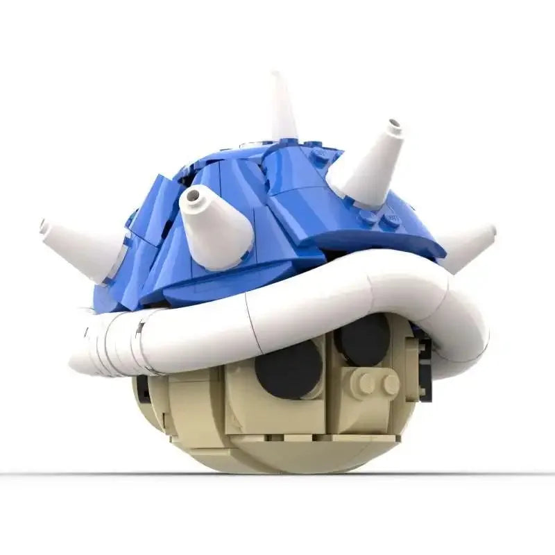 2025 new MOC Game Anime Figures   Spiny Shell Turtle Model Sets Creative  Kid Toys Christmas Gift