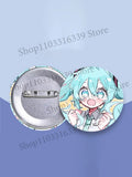New Anime Hatsunes Miku Badge Anime Peripheral Cute Pin Cartoon Brooch Kawaii DIY Itbag Clothes Badge Collectible Kids Toys Gift