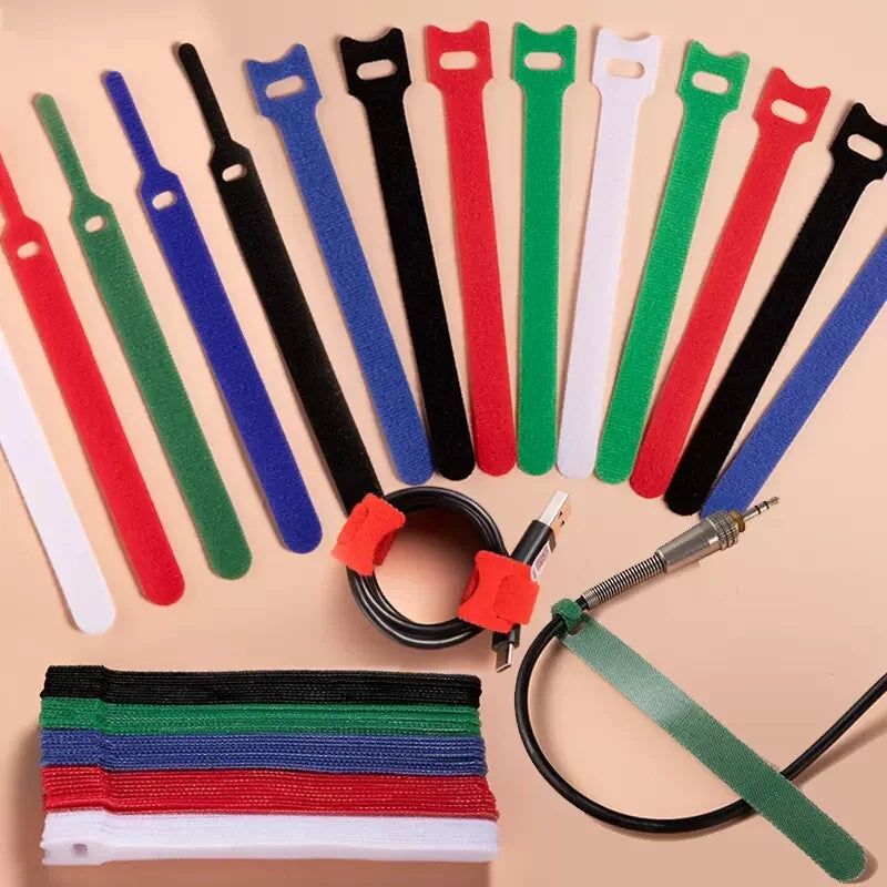 Reusable Adjustable Non Slip Nylon Plant Ties With Hook And Loop Fasteners For Gardening Plant Support Home Decor