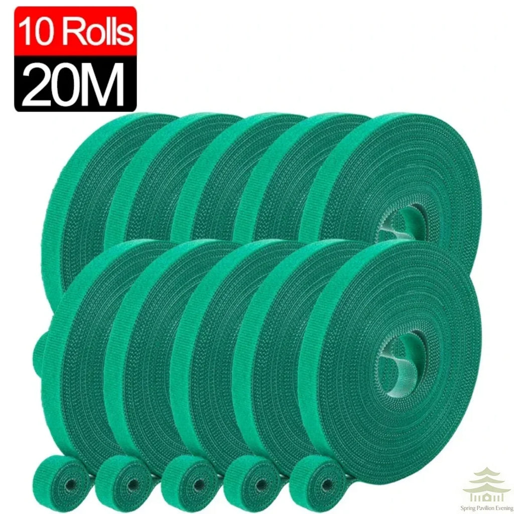 2M Nylon Plant Ties Plant Bandage Hook Tie Loop Adjustable Plant Support Reusable Fastener Tape for Home Garden Accessories