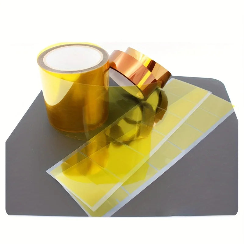 5-50mm High Temperature Tape PI Polyimide Adhesive Insulating Adhesive Tape Heat Tape for Board Protection Gold Finger Tape