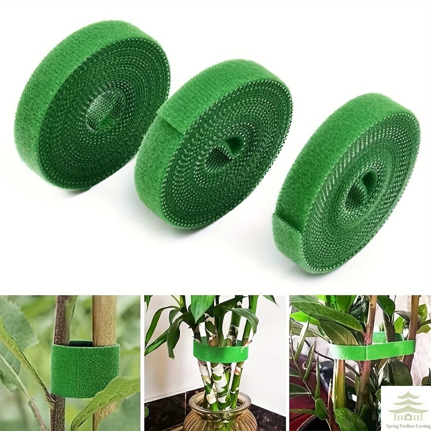 2M Nylon Plant Ties Plant Bandage Hook Tie Loop Adjustable Plant Support Reusable Fastener Tape for Home Garden Accessories