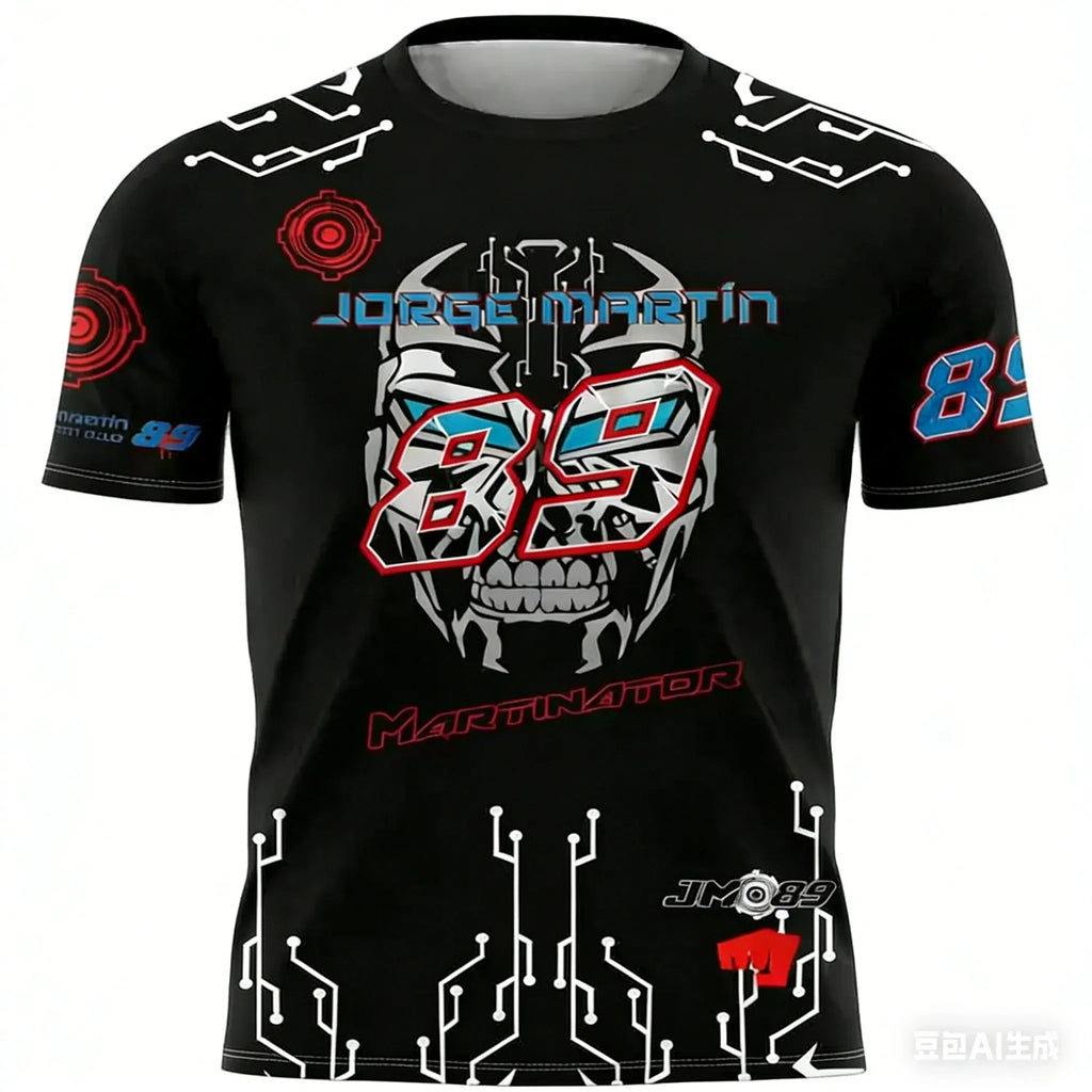 2026 New Motorcycle Racing T Shirt 3D Printed Men s Summer Casual Short Sleeve Top Quick Dry Breathable Fabric for Training