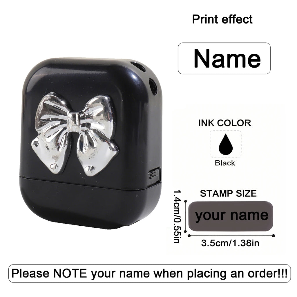 Personalized Custom Kids Name Stamp Cute Signature Text Seal Waterproof Ink Kindergarten Clothes Label Customized Name Stamp