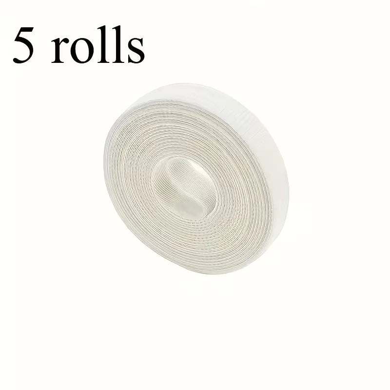 YITAPE 1M Silicone Hook and Loop Cable Organizer Reusable Cord Management Wire Wrap Strapping Tape for PC TV Phone Office Cable