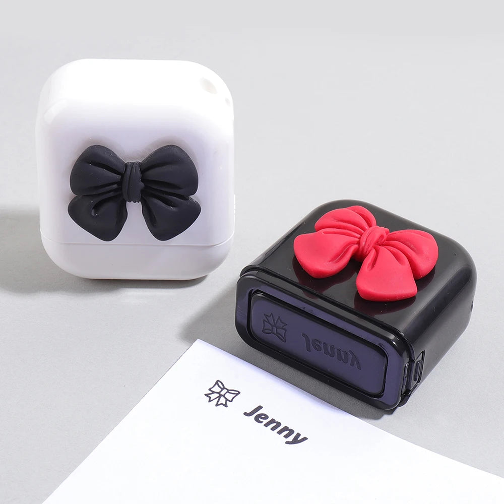 Personalized Custom Kids Name Stamp Cute Signature Text Seal Waterproof Ink Kindergarten Clothes Label Customized Name Stamp