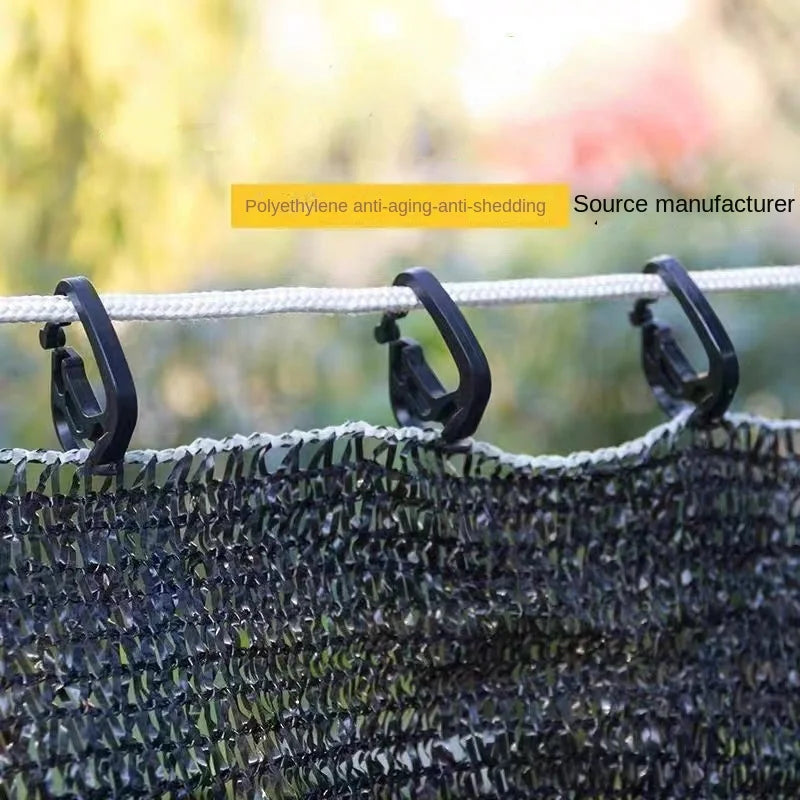 20PCS Shade Cloth Clips - Heavy Duty Hooks for Shade Net, Garden, Greenhouse & Outdoor Use - Adjustable & Portable