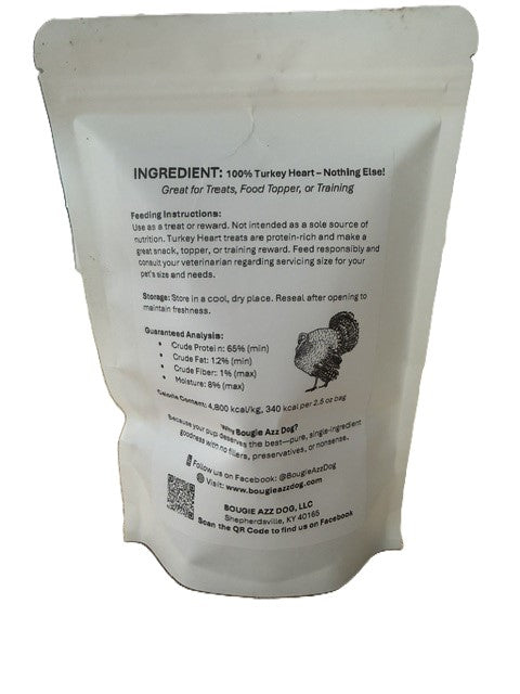 Freeze Dried Raw Turkey Heart