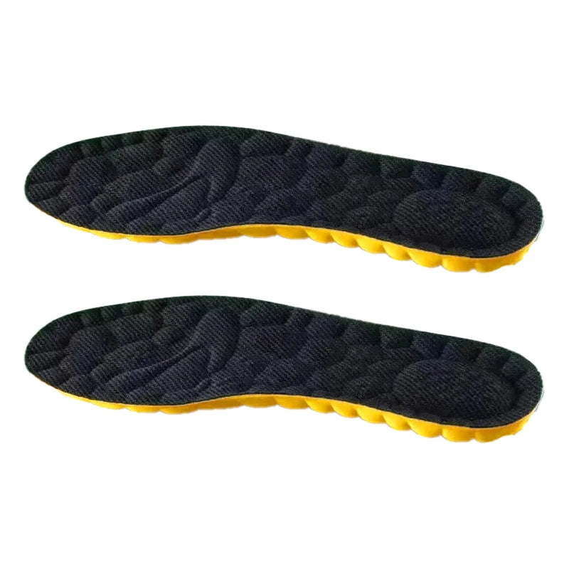 4D Cloud Technology Sports Insoles for Shoes PU Sole Soft Breathable Shock Absorption Cushion Running Orthopedic Care Insoles