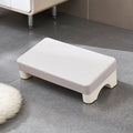 Ergonomic PP Footrest Under Desk Foot Stool Comfortable Space-Saving Foot Rest for Office Work Study Sofa Home