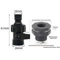 1 Set 3/4 Inch Rain Bucket Valve Fittings Connectors PVC Rain Bucket Diverter Kit Water Pipe Fittings Home Spray  Accessories