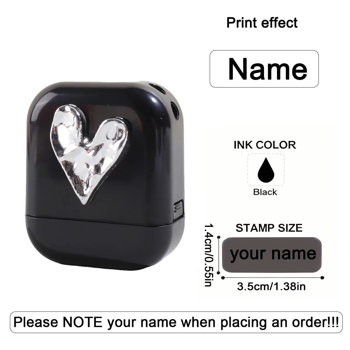 Personalized Custom Kids Name Stamp Cute Signature Text Seal Waterproof Ink Kindergarten Clothes Label Customized Name Stamp