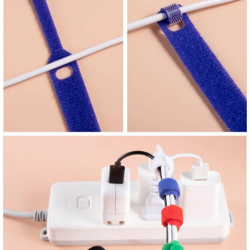 Reusable Adjustable Non Slip Nylon Plant Ties With Hook And Loop Fasteners For Gardening Plant Support Home Decor