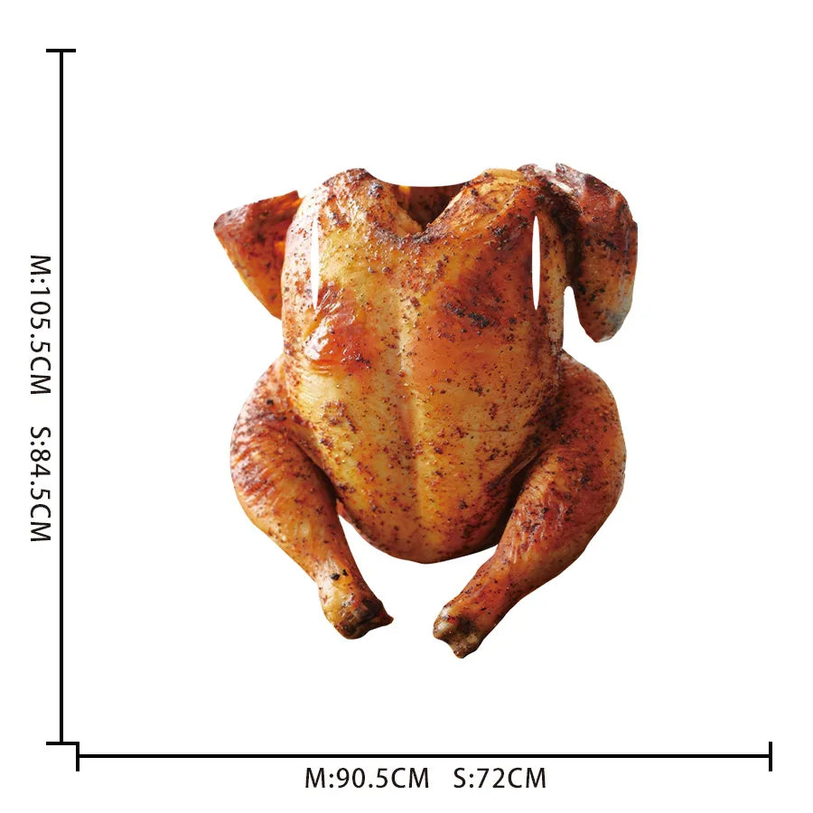 Zawaland Funny Roasted Turkey Costumes Adult Kid Cosplay Orleans Chicken Clothes Sponge Suit Thanksgiving Day Party Outfit