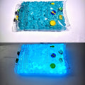 100pcs Glow In The Dark Pebbles, Resin Luminous Stones For Landscape, Garden Paths, Potted Plants, Parks, Aquarium Decor,