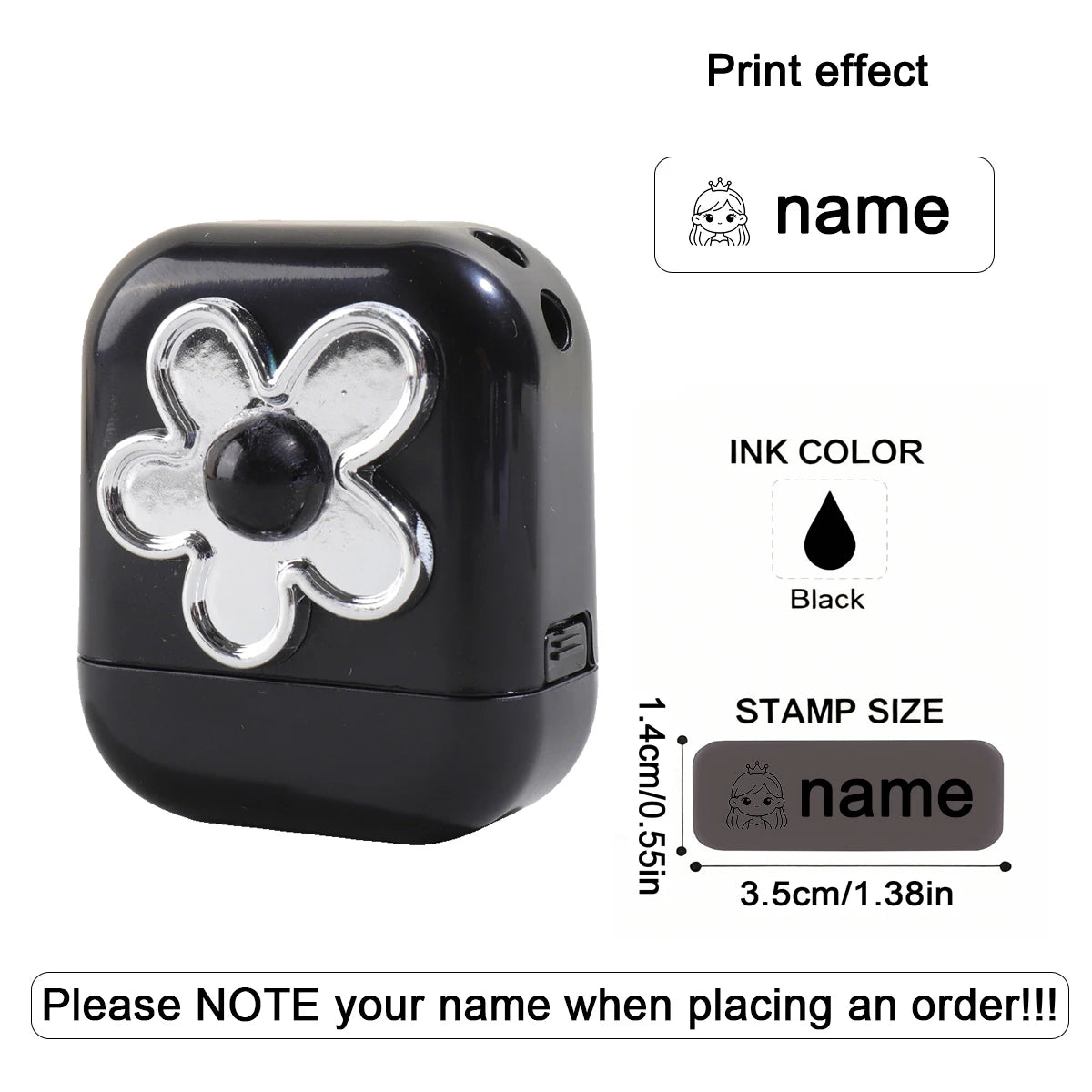 Personalized Custom Kids Name Stamp Cute Signature Text Seal Waterproof Ink Kindergarten Clothes Label Customized Name Stamp