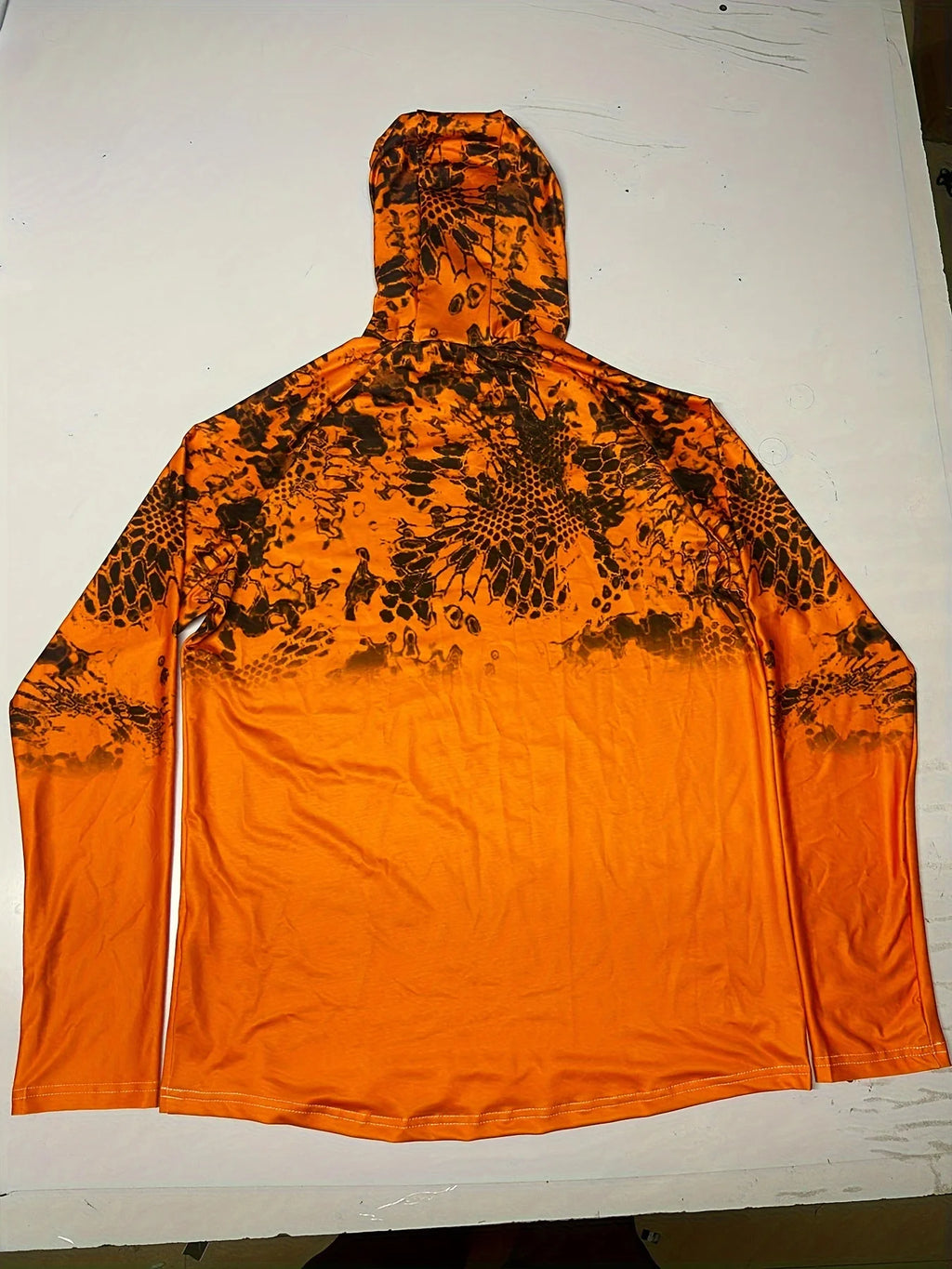 2026 New Model UV-Resistant Fishing Shirt with Long Sleeves and Hooded Collar - UV-Resistant Fishing Mask Clothing