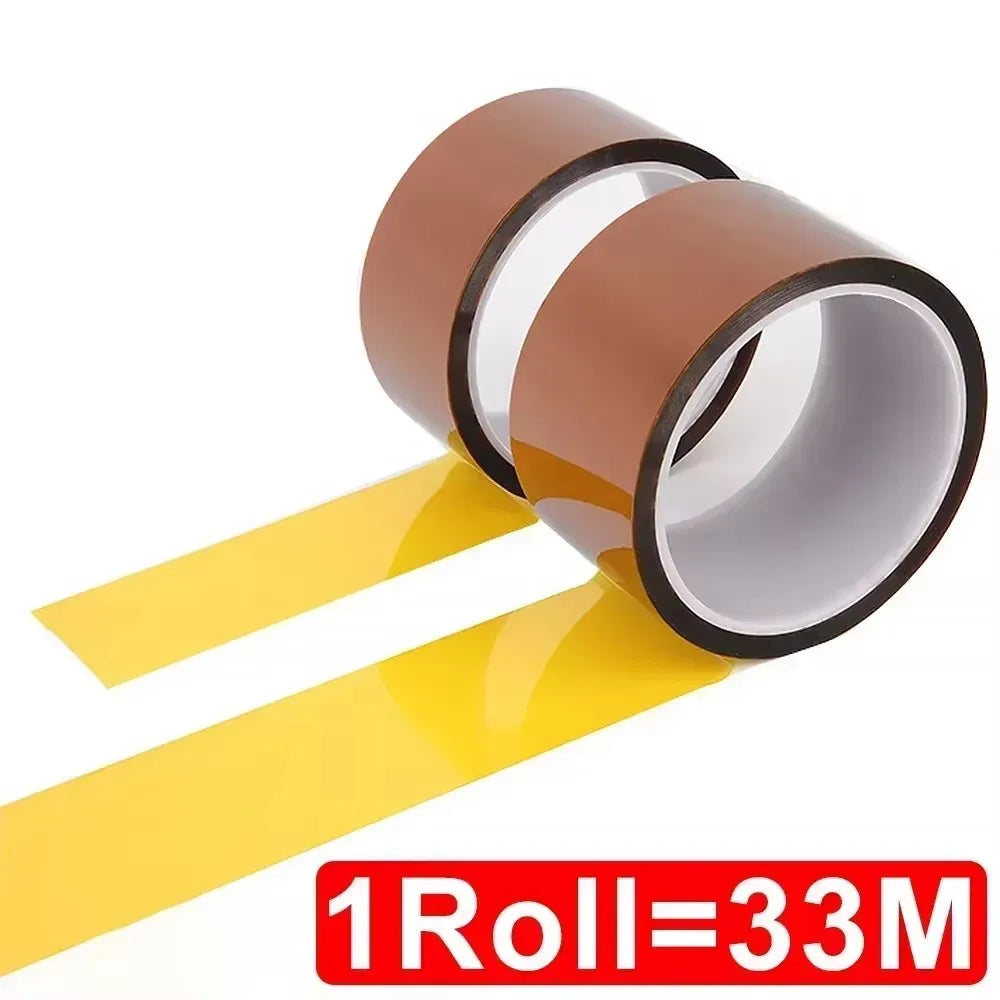 5-50mm High Temperature Tape PI Polyimide Adhesive Insulating Adhesive Tape Heat Tape for Board Protection Gold Finger Tape