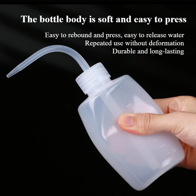 250/500/1000ml Curved Spout Bottle Sharp Spout Watering Bottle Tool With Scale Squeeze Bottle Succulent Watering Gardening Tools
