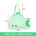 Kids Mesh Beach Bags Colorful Cartoon Shark Animal Sand Free Quick Dry Shell Toy Storage Organizer Totes for Toddlers Vacations