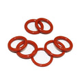silicone O-ring set, 10 sizes, oil and heat resistant, suitable for cars and pipelines
