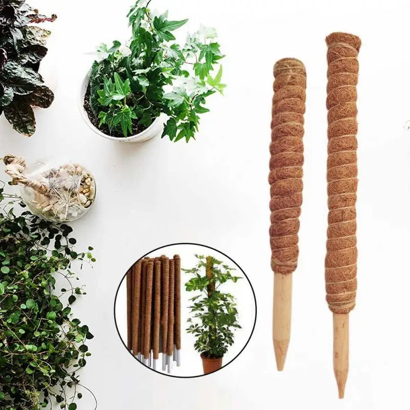 30/40/50cm Plant Climbing Coir Totem Pole Safe Gardening Coconut Stick For Climbing Plants Vines And Creepers Plant Support